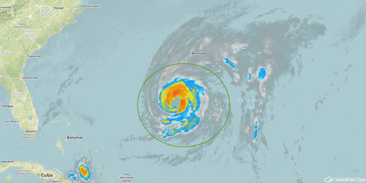 Tropical Infrared Satellite for Wednesday, October 12, 2016