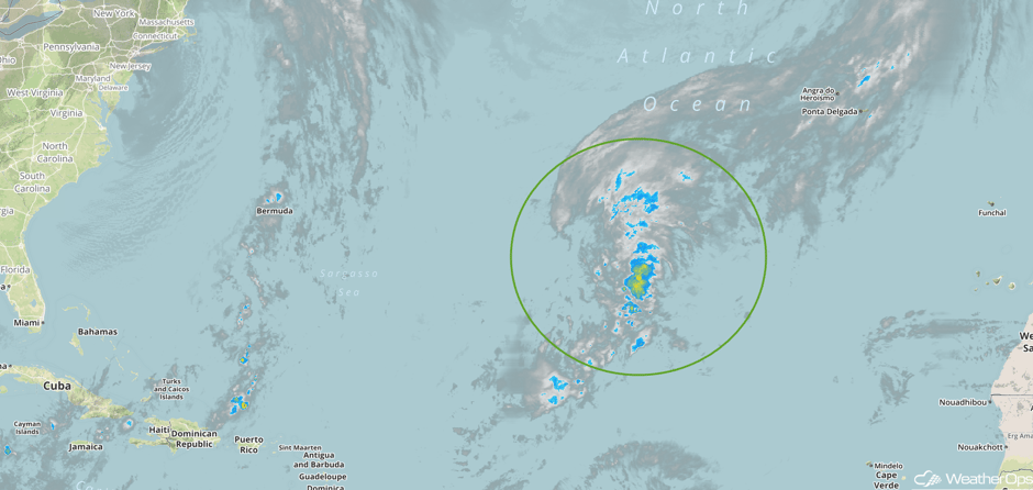 Enhanced Infrared Tropical Satellite 10/30/17