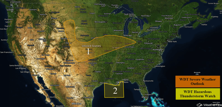 US Hazards for Friday, August 26, 2016