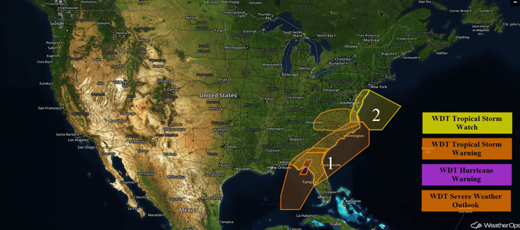 US Hazards for Thursday, September 1, 2016