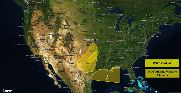 US Hazards Monday, March 7, 2016