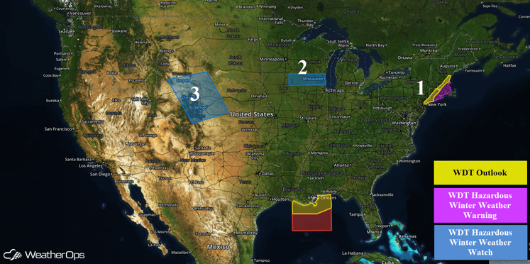 US Hazards Monday, March 23, 2016