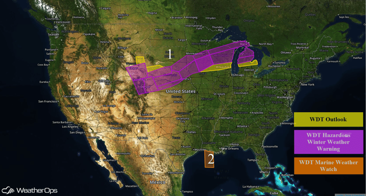 US Hazards Wednesday, March 23, 2016