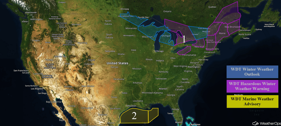 US Hazards Friday, December 30, 2016