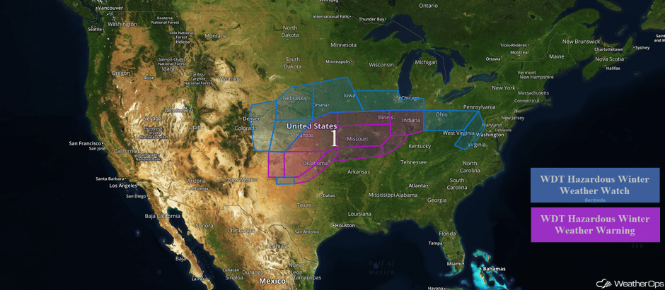 US Hazards for Friday, January 13, 2017