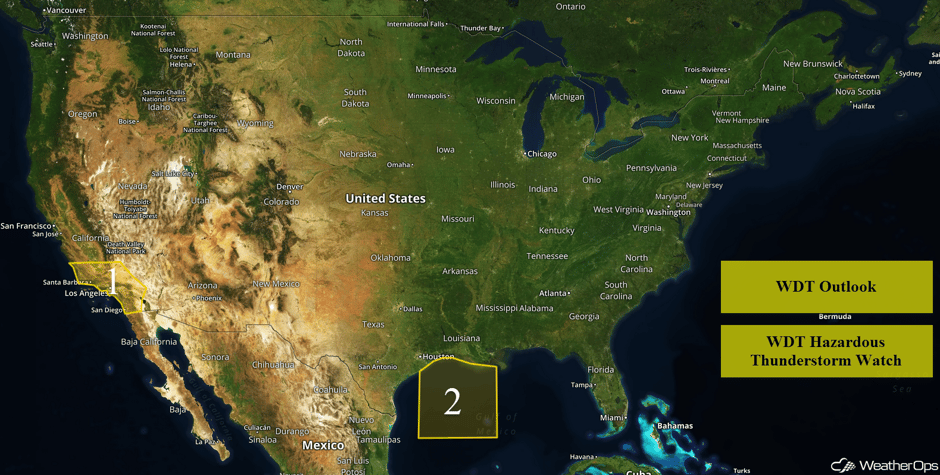 US Hazards for Friday, February 17, 2017