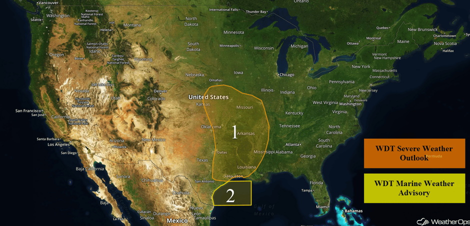 US Hazards for Friday, March 24, 2017