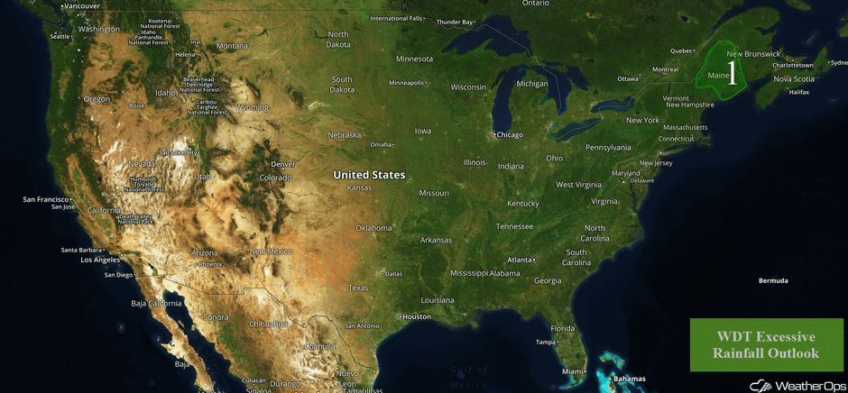 US Hazards for Monday, October 30, 2017