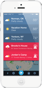 Weather Radio Mobile App