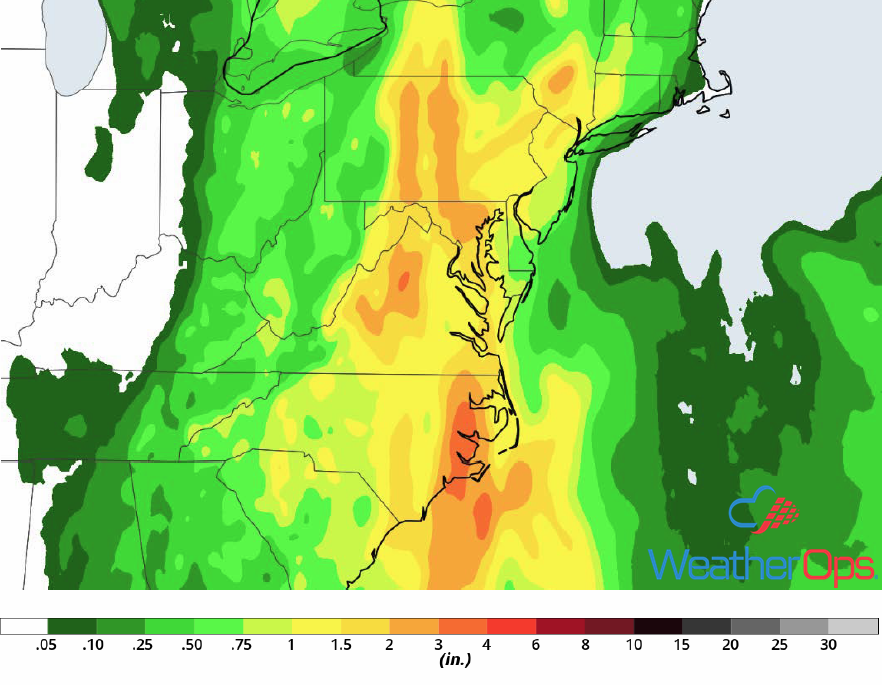 Rainfall Accumulation for July 23-24, 2018