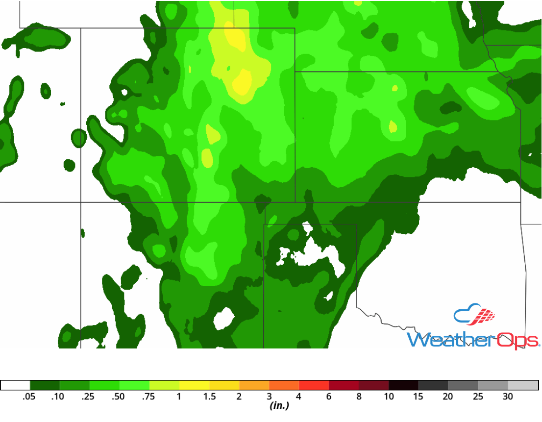 Rainfall Accumulation for July 25-26, 2018