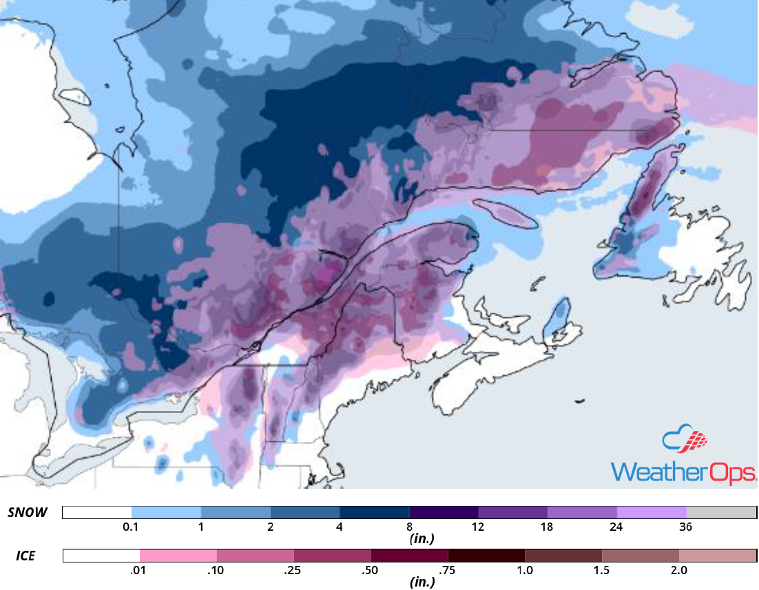 Snowfall Accumulation for October 27-28, 2018