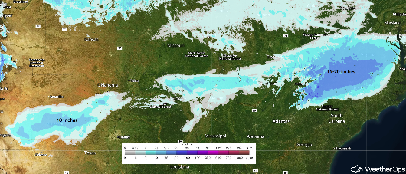 Snow Depth - December 10, 2018