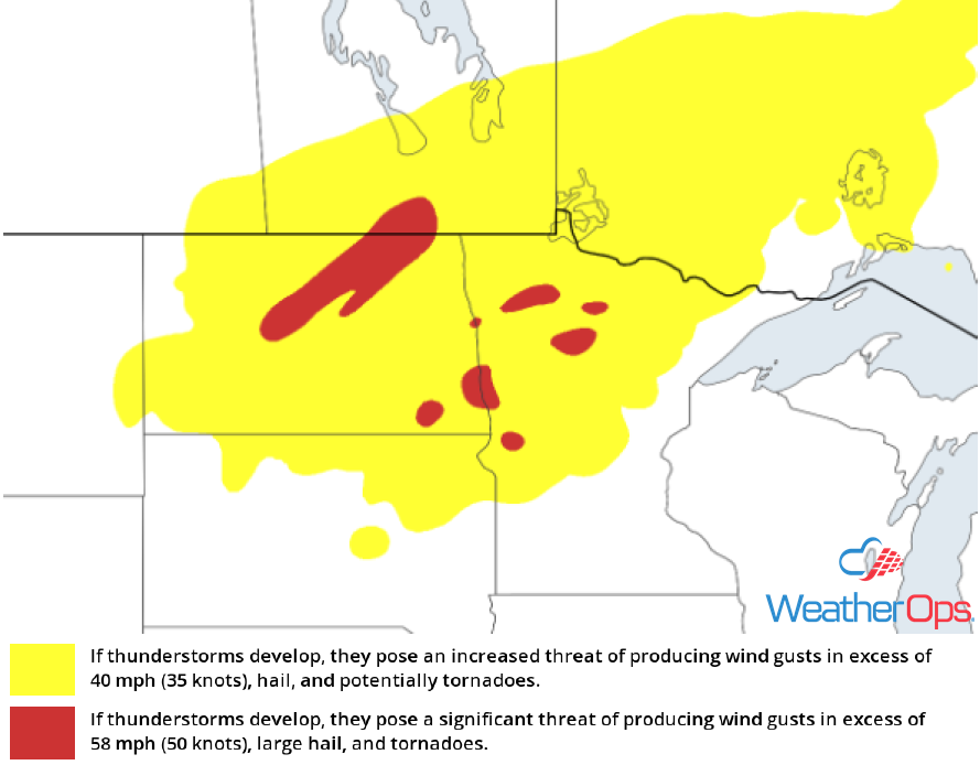 Thunderstorm Risk for Wednesday, September 12, 2018