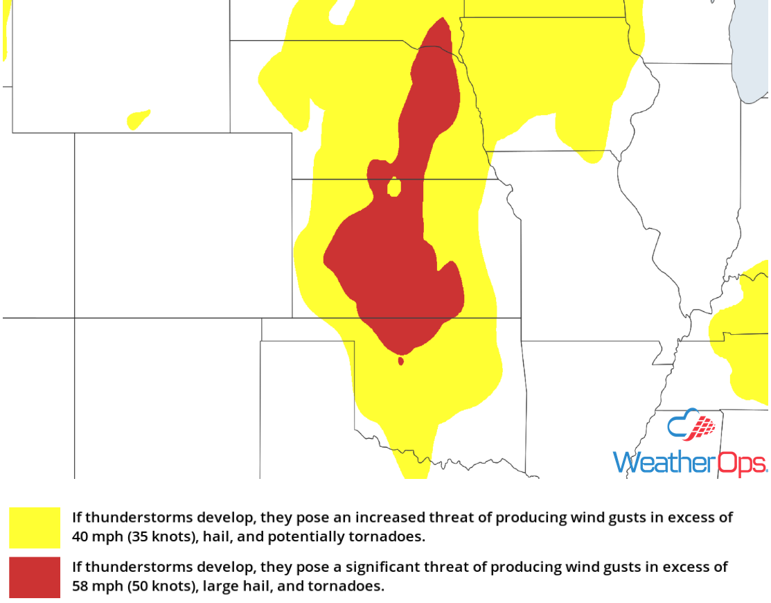 Thunderstorm Risk for Tuesday, May 29, 2018