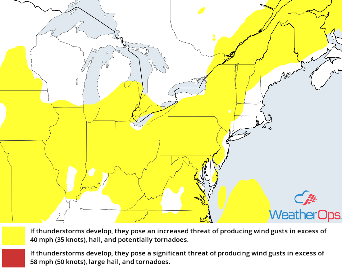 Thunderstorm Risk for Tuesday, August 7, 2018