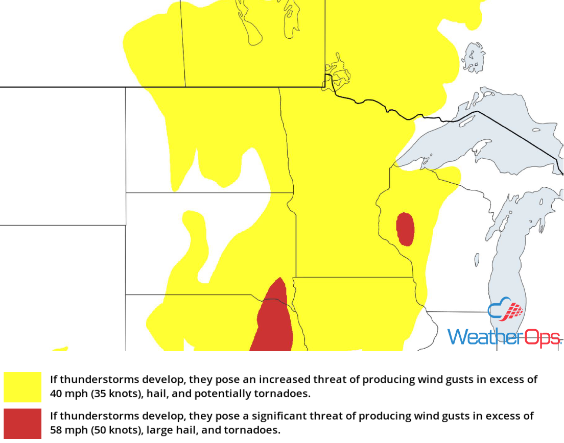 Thunderstorm Risk for Tuesday, May 29, 2018