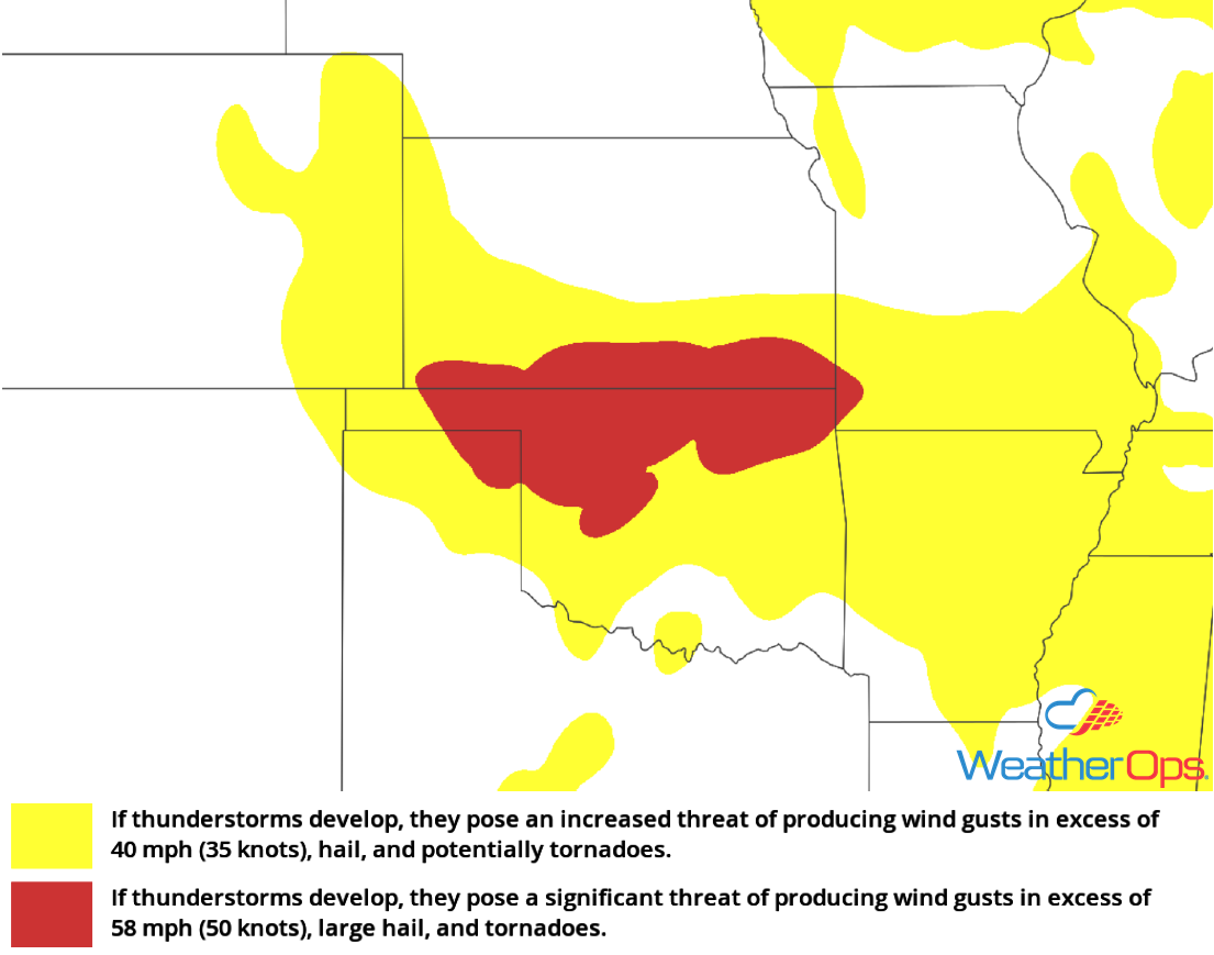 Thunderstorm Risk for Wednesday, May 30, 2018