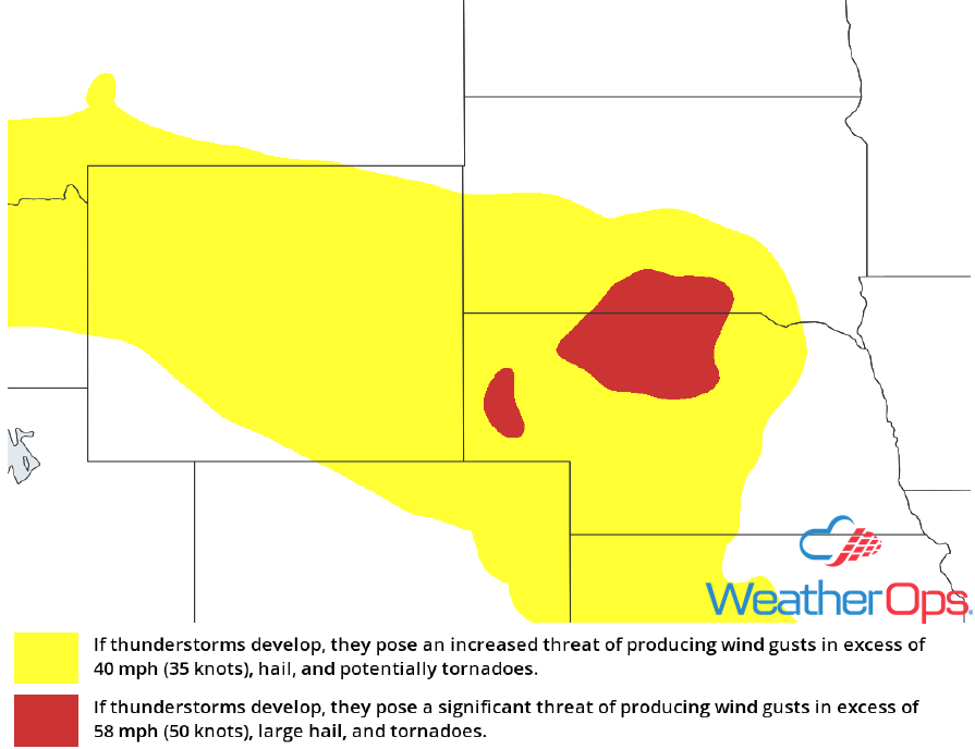 Thunderstorm Risk for Monday, July 16, 2018