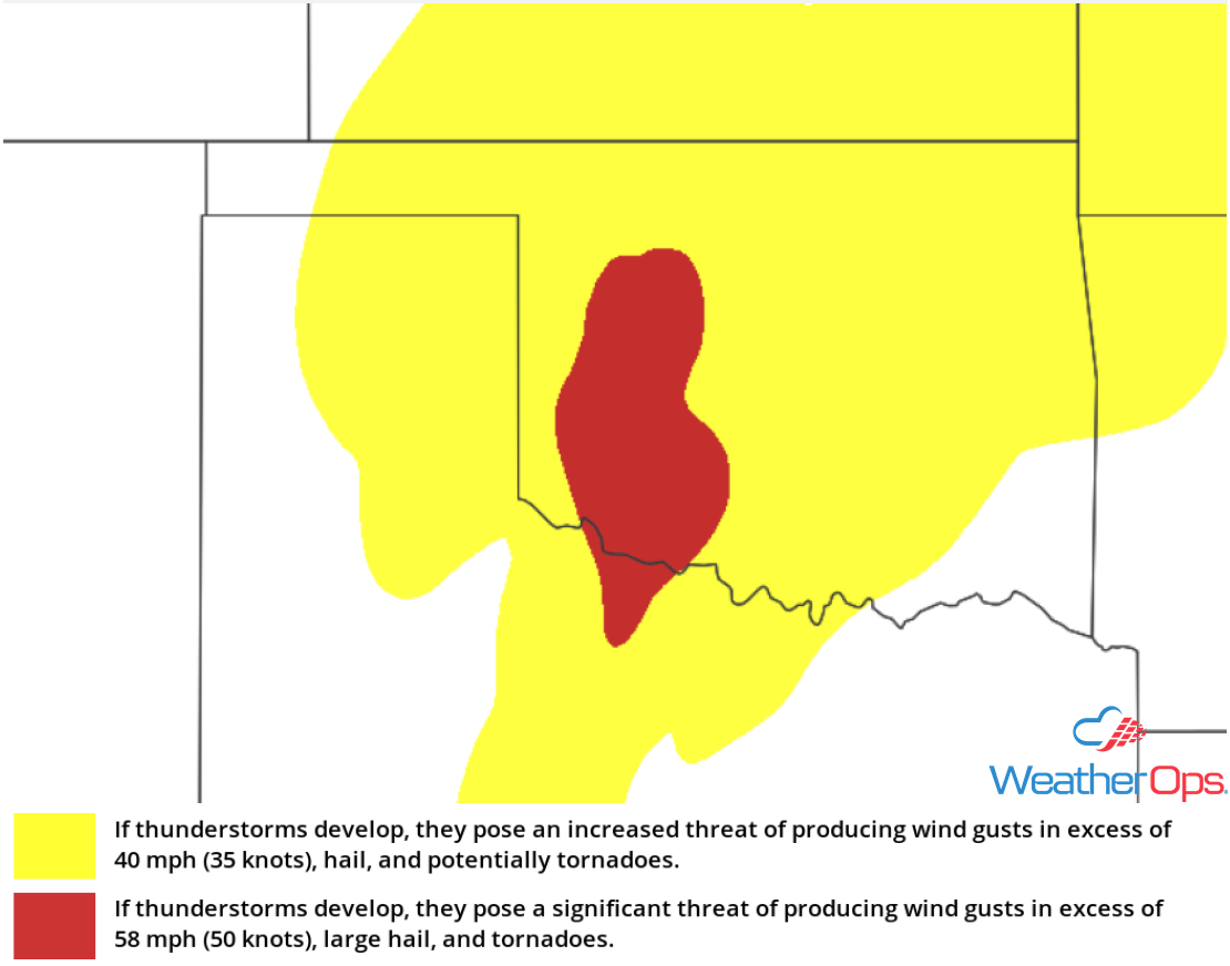 Thunderstorm Risk for Tuesday, August 14, 2018