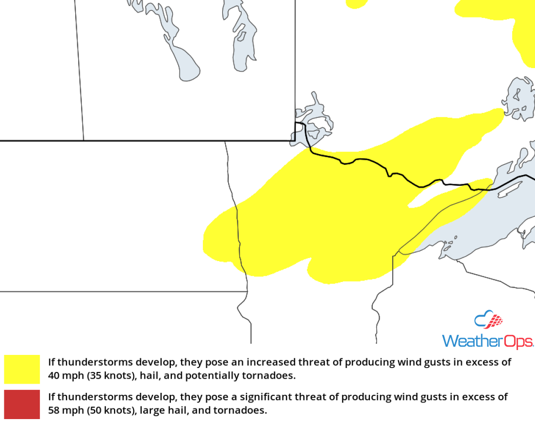 Thunderstorm Risk for Tuesday, July 31, 2018