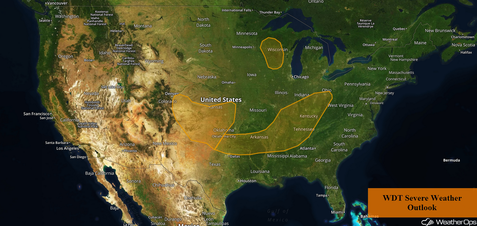 US Hazards for Tuesday, June 12, 2018