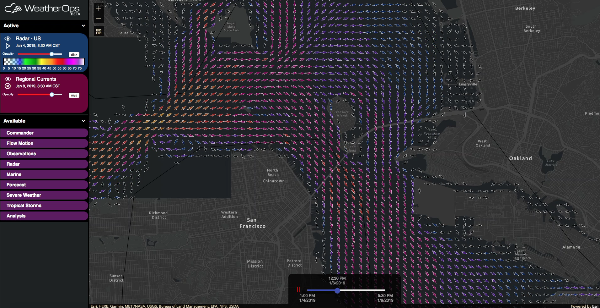 The Currents of San Fransisco Bay: As Seen by GIS