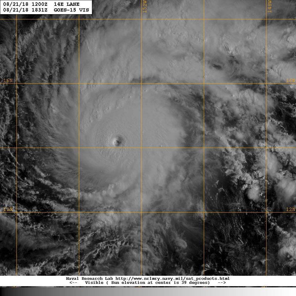 Hurricane Lane Forecast to Impact Hawaiian Islands