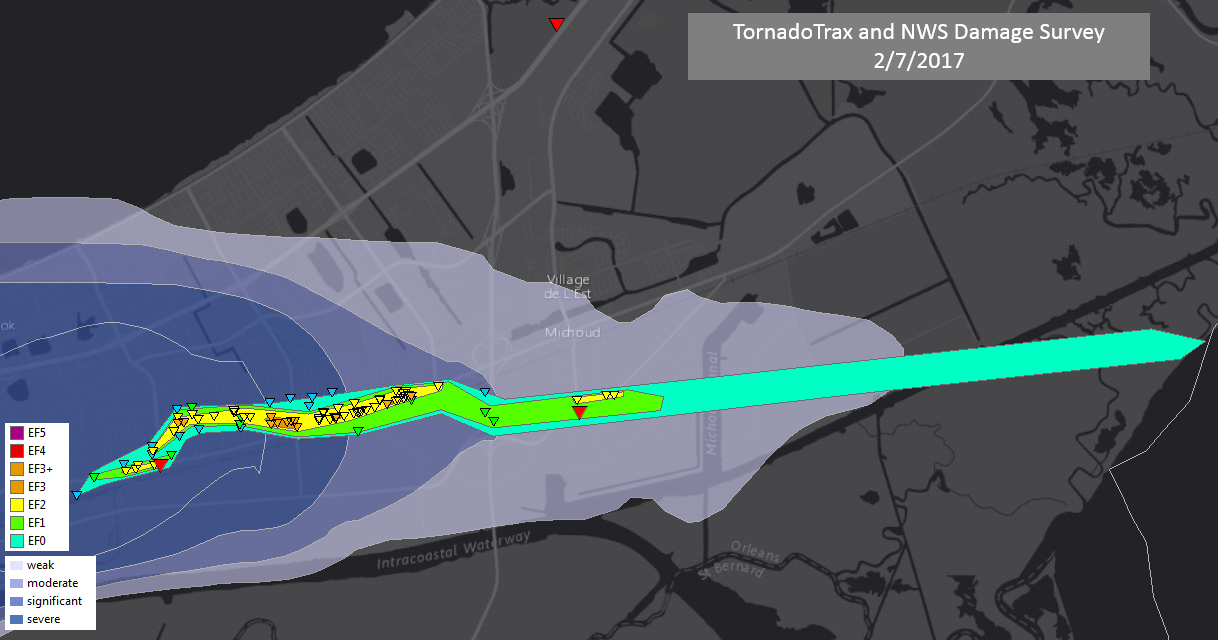 New Orleans Tornado Analysis in Real-time