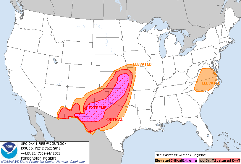 Spring Means Fire Weather in the Plains