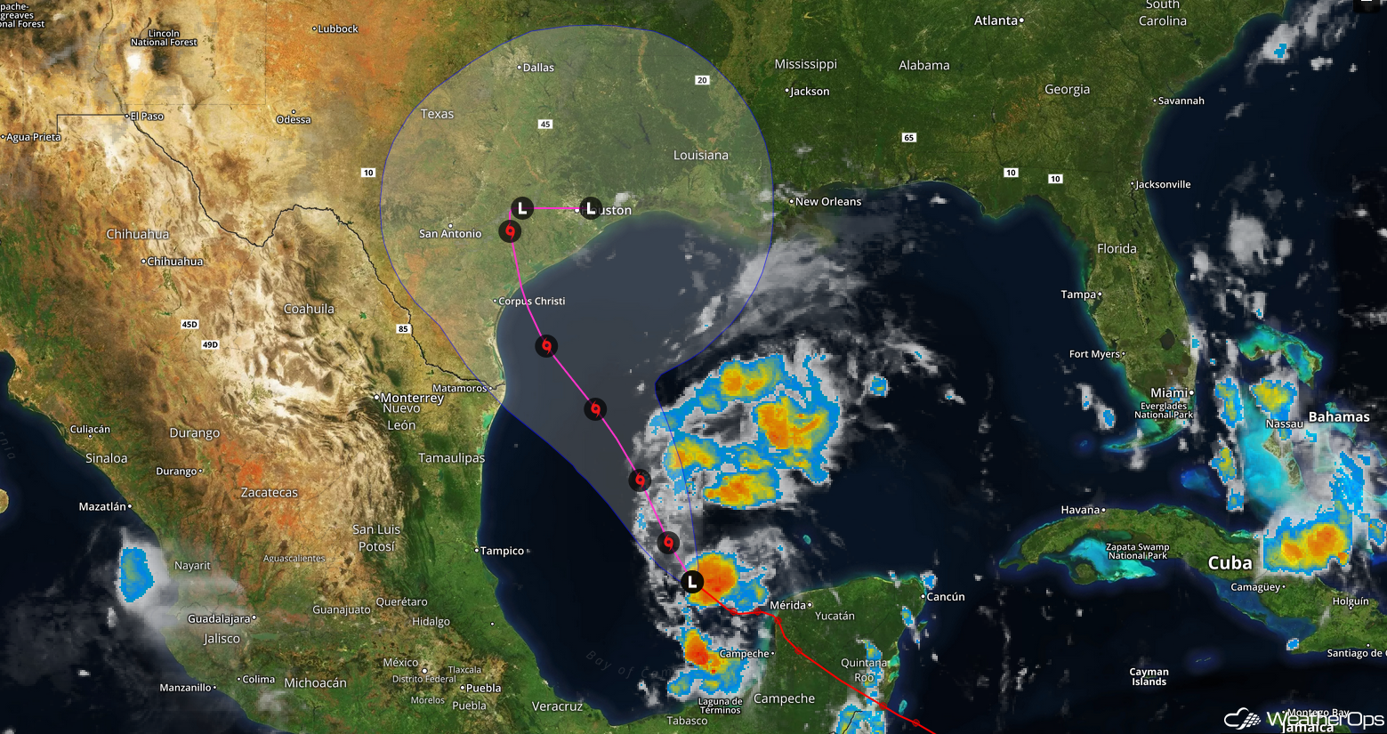 Harvey Becomes Hurricane | Texas & Louisiana Gulf Coasts On High Alert